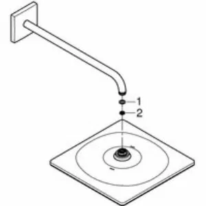 Верхний душ GROHE Rainshower Mono 310 Cube, 9,5 л/мин, 1 режим, 422 мм, холодный рассвет матовый (26564GN0) Верхний душ GROHE Rainshower Mono 310 Cube, 9,5 л/мин, 1 режим, 422 мм, холодный рассвет матовый (26564GN0)