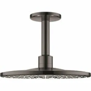 Верхний душ GROHE Rainshower SmartActive 310, 2 режима, 142 мм, темный графит глянцевый (26477A00) Верхний душ GROHE Rainshower SmartActive 310, 2 режима, 142 мм, темный графит глянцевый (26477A00)