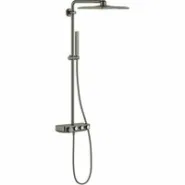 Душевая система GROHE Euphoria SmartControl System 310 Cube Duo с термостатом для душа, темный графит матовый (26508AL0)
