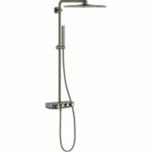 Душевая система GROHE Euphoria SmartControl System 310 Cube Duo с термостатом для душа, темный графит матовый (26508AL0) Душевая система GROHE Euphoria SmartControl System 310 Cube Duo с термостатом для душа, темный графит матовый (26508AL0)