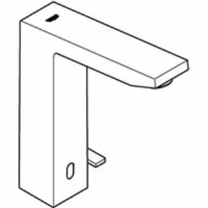 Смеситель для раковины GROHE Eurocube E инфракрасный, с регулировкой температуры, питание от батареи 6V, темный графит матовый (36441AL0) Смеситель для раковины GROHE Eurocube E инфракрасный, с регулировкой температуры, питание от батареи 6V, темный графит матовый (36441AL0)