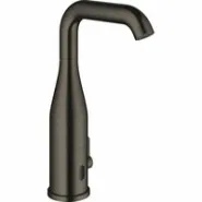 Смеситель для раковины GROHE Essence E инфракрасный, с регулировкой температуры, питание от батареи 6V, темный графит матовый (36445AL0)