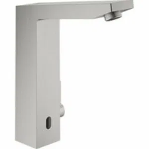 Смеситель для раковины GROHE Eurocube E инфракрасный, с регулировкой температуры, питание от батареи 6V, суперсталь (36441DC0) Смеситель для раковины GROHE Eurocube E инфракрасный, с регулировкой температуры, питание от батареи 6V, суперсталь (36441DC0)