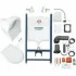 Комплект инсталляции GROHE Solido Compact 4 в 1 с подвесным унитазом Lecico Perth и панелью смыва Skate Air (39117000) Комплект инсталляции GROHE Solido Compact 4 в 1 с подвесным унитазом Lecico Perth и панелью смыва Skate Air (39117000)