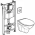 Комплект инсталляции GROHE Solido Compact 4 в 1 с подвесным унитазом Lecico Perth и панелью смыва Skate Air (39117000) Комплект инсталляции GROHE Solido Compact 4 в 1 с подвесным унитазом Lecico Perth и панелью смыва Skate Air (39117000)