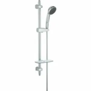 Душевой гарнитур GROHE Vitalio Comfort 100 с мыльницей, 3 режима струи, душевая штанга 600 мм, 9,5 л/мин, хром (28732000) Душевой гарнитур GROHE Vitalio Comfort 100 с мыльницей, 3 режима струи, душевая штанга 600 мм, 9,5 л/мин, хром (28732000)