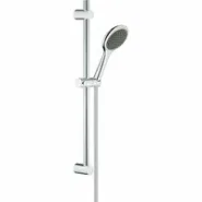 Душевой гарнитур GROHE Vitalio Art 100, 1 режим струи, душевая штанга 600 мм, 9,5 л/мин, хром (27729000)