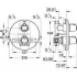 Внешняя часть термостата для душа GROHE Grohtherm 3000, хром (19255000) Внешняя часть термостата для душа GROHE Grohtherm 3000, хром (19255000)