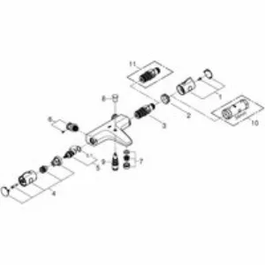 Термостат для ванны GROHE Grohtherm 800, хром (34576000) Термостат для ванны GROHE Grohtherm 800, хром (34576000)