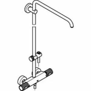 Душевая система GROHE Euphoria System с термостатом для душа, хром (26241001) Душевая система GROHE Euphoria System с термостатом для душа, хром (26241001)