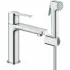 Смеситель для раковины GROHE Lineare S-size с душевым гарнитуром, хром (24190000) Смеситель для раковины GROHE Lineare S-size с душевым гарнитуром, хром (24190000)