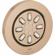 Боковой душ GROHE Rainshower Aqua, круглый, 2 режима струи, теплый закат матовый (26801DL0)