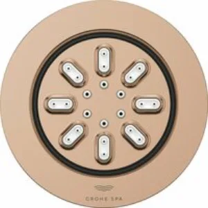 Боковой душ GROHE Rainshower Aqua, круглый, 2 режима струи, теплый закат матовый (26801DL0) Боковой душ GROHE Rainshower Aqua, круглый, 2 режима струи, теплый закат матовый (26801DL0)