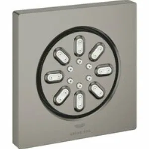 Боковой душ GROHE Rainshower Aqua, квадратный, 2 режима струи, темный графит матовый (26802AL0) Боковой душ GROHE Rainshower Aqua, квадратный, 2 режима струи, темный графит матовый (26802AL0)