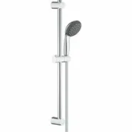 Душевой гарнитур GROHE QuickFix Vitalio Start 100, 1 режим струи, душевая штанга 600 мм, 5,7 л/мин, хром (27942000)