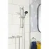 Душевой гарнитур GROHE QuickFix Vitalio Start 100, 1 режим струи, душевая штанга 600 мм, 5,7 л/мин, хром (27942000) Душевой гарнитур GROHE QuickFix Vitalio Start 100, 1 режим струи, душевая штанга 600 мм, 5,7 л/мин, хром (27942000)