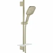 Душевой гарнитур GROHE Rainshower SmartActive 130 Cube, 3 вида струй, никель матовый (26585EN0)