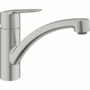 Смеситель для кухни GROHE Start с низким изливом, суперсталь (32441DC2)