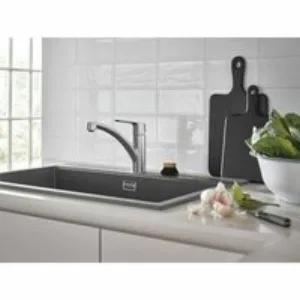 Смеситель для кухни GROHE Start с низким изливом, суперсталь (32441DC2) Смеситель для кухни GROHE Start с низким изливом, суперсталь (32441DC2)