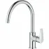Смеситель для кухонной мойки GROHE Start Edge с высоким C-образным изливом, хром (31369001) Смеситель для кухонной мойки GROHE Start Edge с высоким C-образным изливом, хром (31369001)