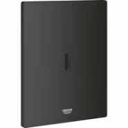 Панель смыва для унитаза GROHE Tectron Bau E инфракрасная, питание от батареи 6V, фантомный черный (39882KF0)