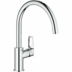 Смеситель для кухни GROHE Start Loop с высоким C-образным изливом, хром (31374001) Смеситель для кухни GROHE Start Loop с высоким C-образным изливом, хром (31374001)