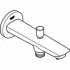 Излив для ванны GROHE BauCosmopolitan с переключателем ванна/душ, хром (13425001) Излив для ванны GROHE BauCosmopolitan с переключателем ванна/душ, хром (13425001)