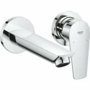 Смеситель для раковины GROHE BauEdge в комплекте с монтажной частью, хром (20474001)