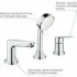 Смеситель для ванны GROHE BauEdge, хром (2511710A) Смеситель для ванны GROHE BauEdge, хром (2511710A)