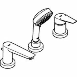 Смеситель для ванны GROHE BauEdge, хром (2511710A) Смеситель для ванны GROHE BauEdge, хром (2511710A)
