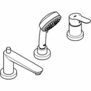 Смеситель для ванны GROHE BauEdge, хром (2511700A) Смеситель для ванны GROHE BauEdge, хром (2511700A)
