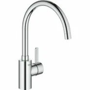Смеситель для кухонной мойки GROHE Via Cosmo с высоким C-образный изливом, хром (30431000)