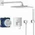 Душевая система GROHE Eurocube со смесителем для душа, хром (25238000) Душевая система GROHE Eurocube со смесителем для душа, хром (25238000)
