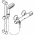 Термостат для душа GROHE Grohtherm 500 с душевым гарнитуром, хром (34796000) Термостат для душа GROHE Grohtherm 500 с душевым гарнитуром, хром (34796000)
