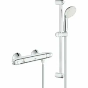 Термостат для душа GROHE Grohtherm 1000 с душевым гарнитуром, хром (34820004) Термостат для душа GROHE Grohtherm 1000 с душевым гарнитуром, хром (34820004)