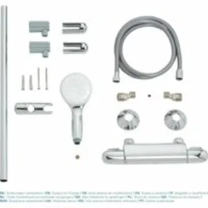 Термостат для душа GROHE Grohtherm 1000 с душевым гарнитуром, хром (34820004) Термостат для душа GROHE Grohtherm 1000 с душевым гарнитуром, хром (34820004)