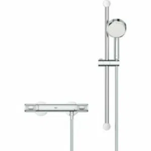 Термостат для душа GROHE Grohtherm 1000 Performance с душевым гарнитуром, хром (34834000) Термостат для душа GROHE Grohtherm 1000 Performance с душевым гарнитуром, хром (34834000)