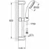 Душевой гарнитур GROHE Tempesta 100, 1 вид струи, хром (27925001) Душевой гарнитур GROHE Tempesta 100, 1 вид струи, хром (27925001)