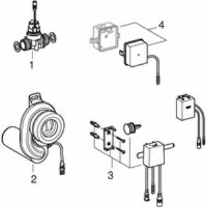 Сифон для писсуара GROHE, с температурным датчиком, с Bluetooth (39369000) Сифон для писсуара GROHE, с температурным датчиком, с Bluetooth (39369000)
