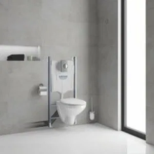 Комплект инсталляции GROHE Solido 4 в 1 с подвесным унитазом и сиденьем (39498000) Комплект инсталляции GROHE Solido 4 в 1 с подвесным унитазом и сиденьем (39498000)
