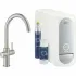 Смеситель для кухонной мойки GROHE Blue Home с системой фильтрации, охлаждения и газирования воды, суперсталь (31455DC1) Смеситель для кухонной мойки GROHE Blue Home с системой фильтрации, охлаждения и газирования воды, суперсталь (31455DC1)
