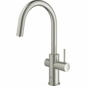 Смеситель для кухонной мойки GROHE Blue Home с системой фильтрации, охлаждения и газирования воды, Wi-Fi, суперсталь (31541DC0) Смеситель для кухонной мойки GROHE Blue Home с системой фильтрации, охлаждения и газирования воды, Wi-Fi, суперсталь (31541DC0)