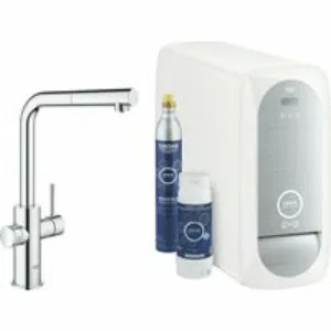 Смеситель для кухонной мойки GROHE Blue Home с системой фильтрации, охлаждения и газирования воды, Wi-Fi, хром (31539000) Смеситель для кухонной мойки GROHE Blue Home с системой фильтрации, охлаждения и газирования воды, Wi-Fi, хром (31539000)