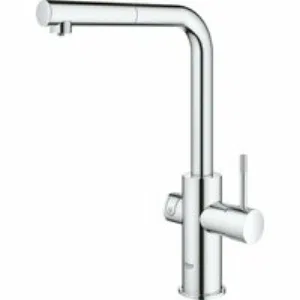 Смеситель для кухонной мойки GROHE Blue Home с системой фильтрации, охлаждения и газирования воды, Wi-Fi, хром (31539000) Смеситель для кухонной мойки GROHE Blue Home с системой фильтрации, охлаждения и газирования воды, Wi-Fi, хром (31539000)