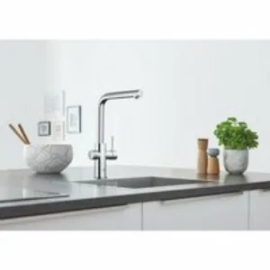 Смеситель для кухонной мойки GROHE Blue Home с системой фильтрации, охлаждения и газирования воды, Wi-Fi, хром (31539000) Смеситель для кухонной мойки GROHE Blue Home с системой фильтрации, охлаждения и газирования воды, Wi-Fi, хром (31539000)