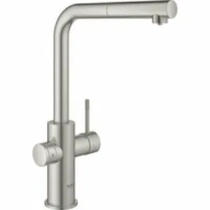 Смеситель для кухонной мойки GROHE Blue Home с системой фильтрации, охлаждения и газирования воды, Wi-Fi, суперсталь (31539DC0) Смеситель для кухонной мойки GROHE Blue Home с системой фильтрации, охлаждения и газирования воды, Wi-Fi, суперсталь (31539DC0)