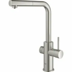 Смеситель для кухонной мойки GROHE Blue Home с системой фильтрации, охлаждения и газирования воды, Wi-Fi, суперсталь (31539DC0) Смеситель для кухонной мойки GROHE Blue Home с системой фильтрации, охлаждения и газирования воды, Wi-Fi, суперсталь (31539DC0)