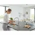Смеситель для кухонной мойки GROHE Blue Home с системой фильтрации, охлаждения и газирования воды, Wi-Fi, суперсталь (31539DC0) Смеситель для кухонной мойки GROHE Blue Home с системой фильтрации, охлаждения и газирования воды, Wi-Fi, суперсталь (31539DC0)