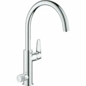 Смеситель для кухонной мойки GROHE Blue Pure BauCurve с функцией фильтрации, с фильтром в комплекте, хром (119709) Смеситель для кухонной мойки GROHE Blue Pure BauCurve с функцией фильтрации, с фильтром в комплекте, хром (119709)