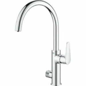 Смеситель для кухонной мойки GROHE Blue Pure BauCurve с функцией фильтрации, с фильтром в комплекте, хром (119709) Смеситель для кухонной мойки GROHE Blue Pure BauCurve с функцией фильтрации, с фильтром в комплекте, хром (119709)